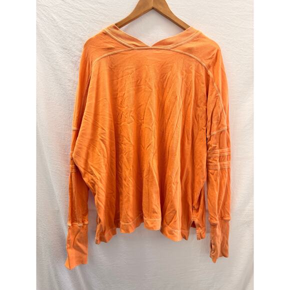 Free‎ People Movement All Star Layer Sweater Orange Grove Small Cozy Fall - Picture 3 of 4